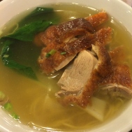 Duck noodle soup @ Mr Choi's Kitchen