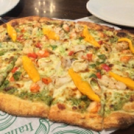 Seafood mango pizza @ Greenbelt